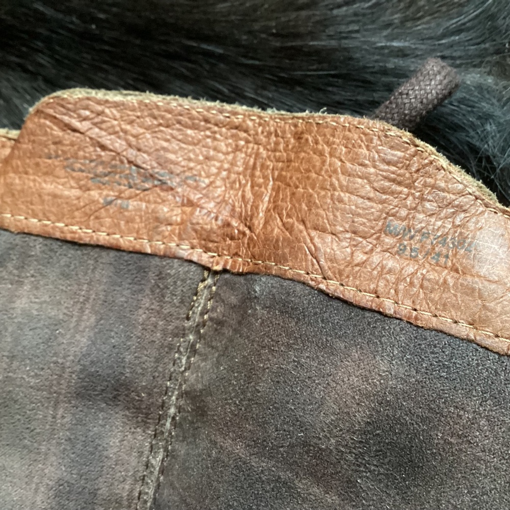 Born Brown Suede Leather Lace Up High Boots - Picture 11 of 15
